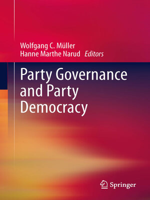 cover image of Party Governance and Party Democracy
